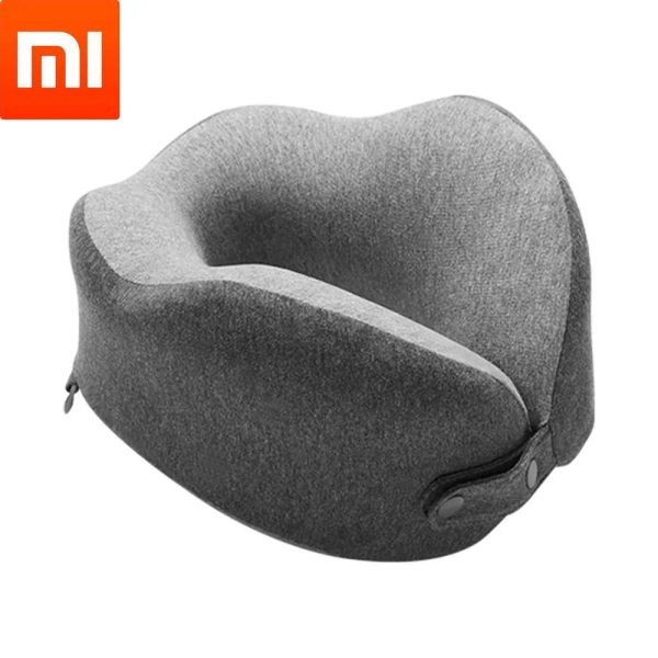 Controle xiaomi mijia lefan u forma travesseiro de espuma de memória pescoço travesseiro viagem pescoço apoio espaço viagem travesseiro cama cuidados de saúde