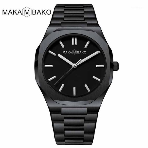 Armbanduhren Männer Sportuhr Top Quarz Mode Leben Wasserdicht Business Uhr Stahlband Jungen Uhren Reloj Hombre1301f