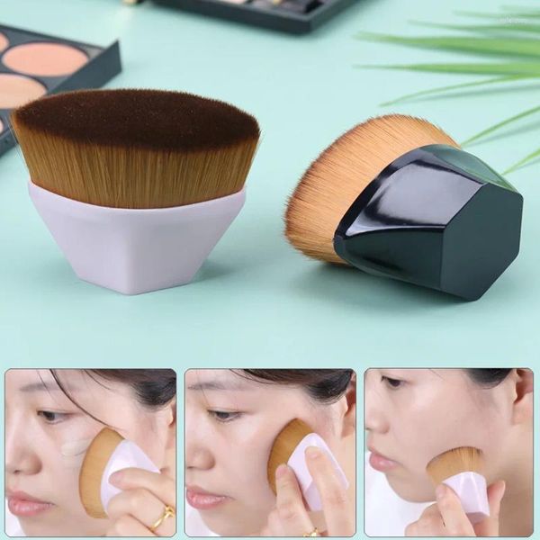 Pennelli per trucco Sdatter 1PC Six Corners Powder Cosmetic Hexagon No Trace Pennello per fondotinta in nylon per trucco