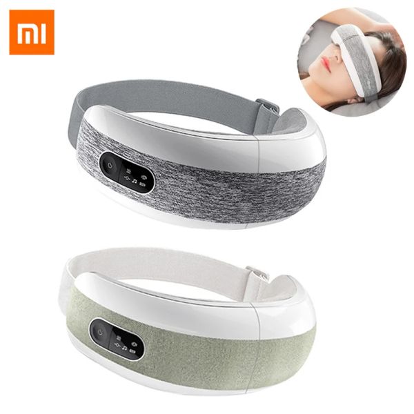 Kontrol Xiaomi Müzik Göz Masajı Taşınabilir Akıllı Hava Yastığı Yoğurma BluetoothCompatible Yutkaltıcı Yorgunluk Göz Geri Göz Cihazı