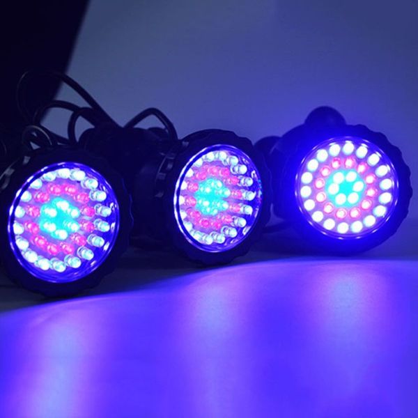 3 pçs à prova dwaterproof água luz subaquática 7 mudança de cor jardim fonte tanque peixes piscina lagoa aquário led spotlight lamp2413