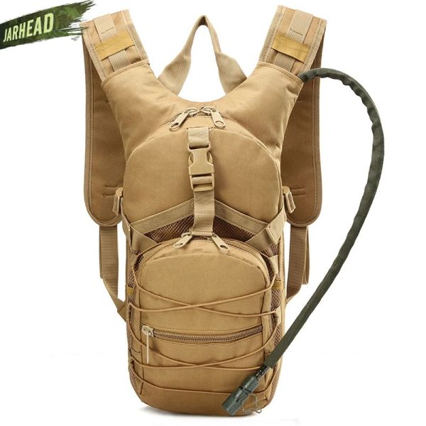 Sacos ao ar livre homens escalada militar camuflagem tático caça mochila mulheres viagem acampamento caminhadas equitação esporte 3l saco de água 9 cor