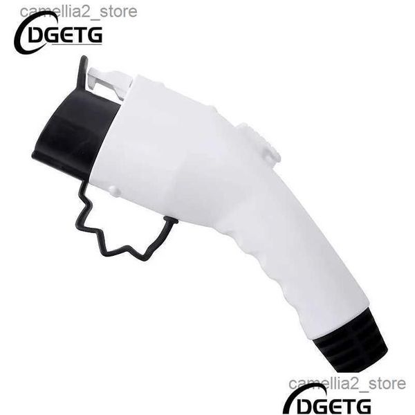 Accessori per veicoli elettrici Dgetg American Standard J1772 Custodia in pelle per pistola di ricarica 60A Mucchio a parete Nuova consegna di gocce di energia Au Otsij