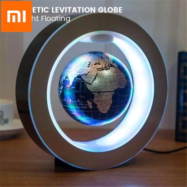 Controle xiaomi mijia led mapa do mundo levitação magnética flutuante globo levitação lâmpada decoração de casa luz da noite novidade bola luz aniversário