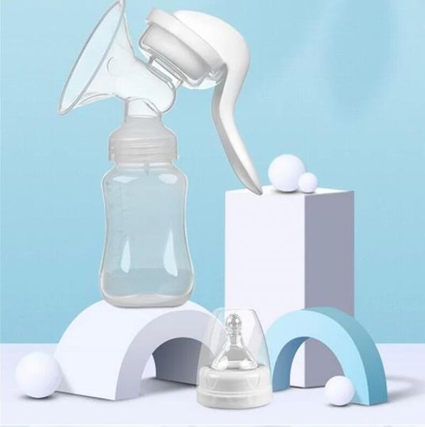 Bomba tira-leite para bebê, sucção manual de leite, bomba de amamentação, garrafa de leite, sucção, acessórios de suprimentos pós-parto