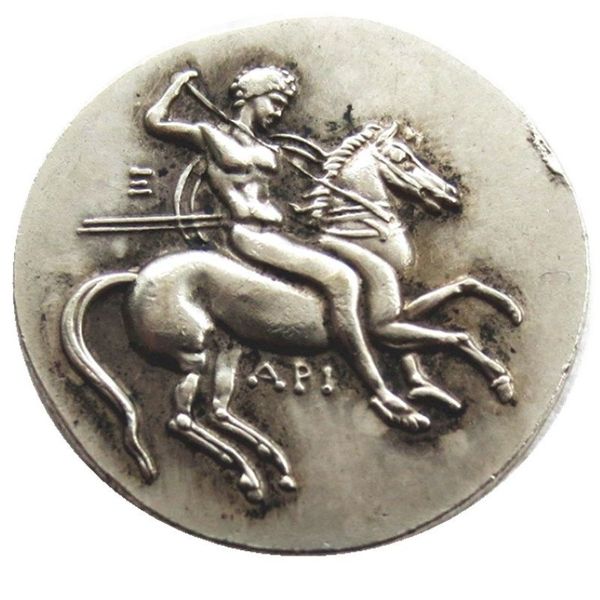 G25 Griechenland antike versilberte Handwerkskopien von Münzen, Metallstempelherstellungsfabrik 3101