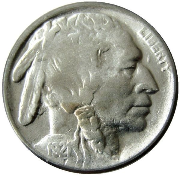 US 1921 P S Buffalo Nickel Cinque centesimi Copia moneta decorativa accessori per la decorazione della casa2711