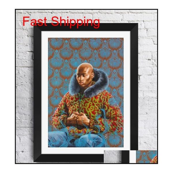 Kehinde Wiley Art Painting Art Poster Decoração de parede Imagem Impressão Unframe 16 qylbkI bdenet217s