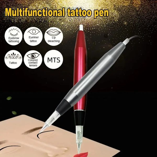 Macchina per tatuaggi multifunzionale MTS Dispositivo elettrico per pistola per trucco permanente per sopracciglia Eyeliner Lip Body Art Beauty 240311