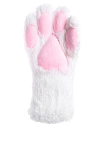 Cosplay Furry Cat Bear Paw Guanto Lupo Cane Volpe Artigli Guanti Anime Costume Accessori Donna Ragazze Peluche Coprimano Guanti per Chri8456434