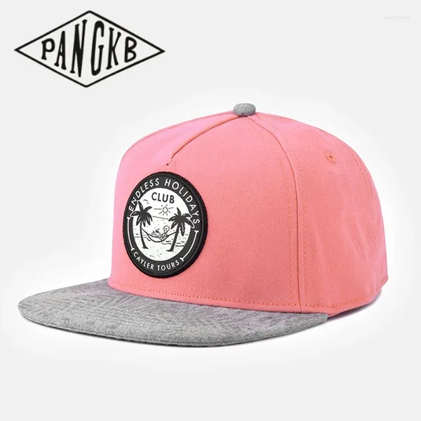 Шариковые кепки PANGKB, брендовая БЕСКОНЕЧНАЯ Кепка, розовая праздничная пляжная кокосовая спортивная шляпа Snapback для мужчин и женщин, для взрослых, повседневная бейсболка от солнца