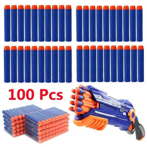 Arma brinquedos arma brinquedos nerf balas eva macio oco buraco cabeça 7.2cm recarga bala dardos para brinquedo nerf acessórios para nerf blasters arma 2400308