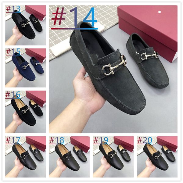 26 Modelo Designer Mocassins Homens Sapatos Vermelhos para Festa de Casamento Moda Sapatos de Condução Tamanho Grande 38-46 Mocassins Feitos À Mão Navio Em Flats Sapatos Dourados Plus Size 38-46