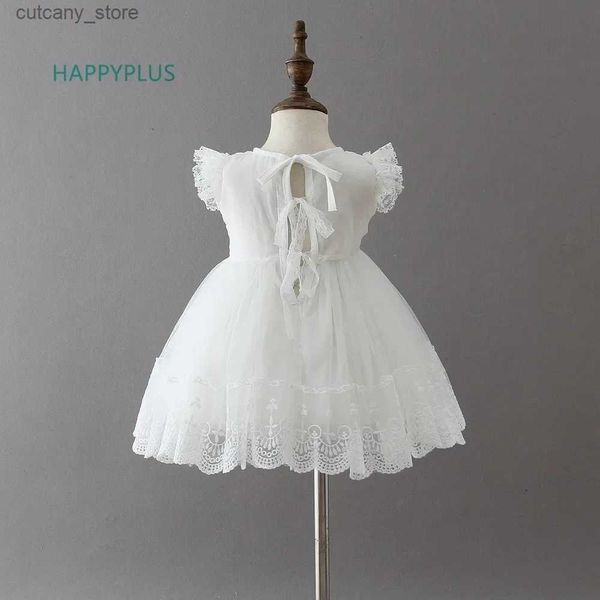 Mädchenkleider HAPPYPLUS Taufe Baby Mädchen Kleid 3 6 12 18 24 Monate Kleid für ein Jahr alt 2. Geburtstag Taufkleider Mädchen Sommer L240313