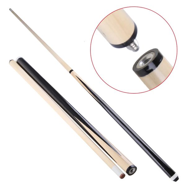 E9LE 2 Stück 60 cm 23,62 Zoll Heim-Snooker-Pool-Queue montieren 12 mm 0,47 Zoll Spitze Kinder Erwachsene Billard trainieren unterhaltsame Werkzeuge 240311