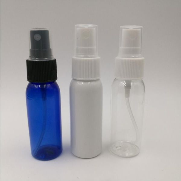 100 teile/los 30 ml plastiksprühflasche, 1 unze leere nachfüllbare tragbare parfümzerstäuberflaschen reisebehälter Icvgg