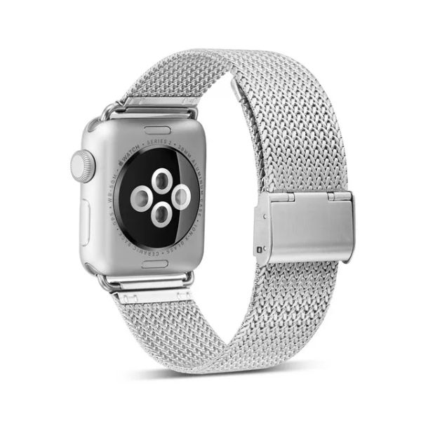 Milanese Döngü Bilezik Elma İzle Ultra 49mm Bant Serisi 9 8 7 6 SE 5 41mm 45mm 44mm 42mm Lüks Paslanmaz Çelik Metal Kayış Iwatch 4 3 2 1 38mm 40mm 8J8DD