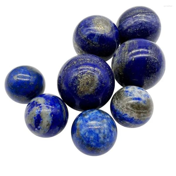 Dekorative Figuren, 4,1 cm, natürliche Lapislazuli-Kugel, Quarzkristall, Kugel, Heilung