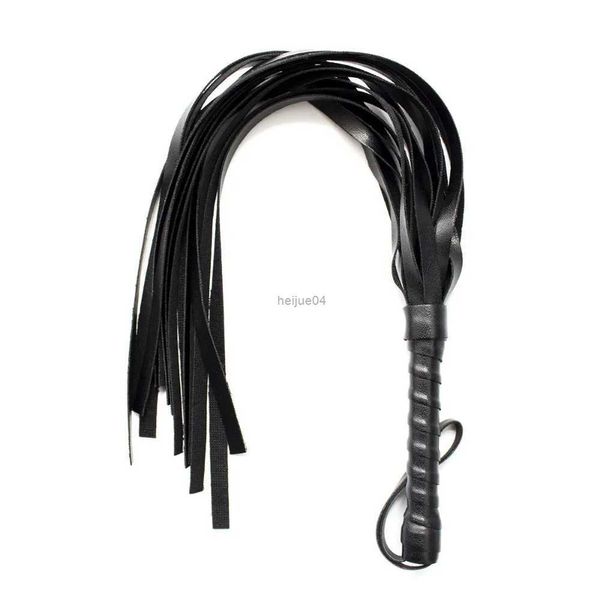 Giocattoli per adulti BDSM Divertente gioco di sesso Frusta in pelle Erotico Schiavo sexy Sculacciata Paddle Giocattoli sessuali per donne Coppie Flogger per adulti Fetish Bondage HarnessL2403