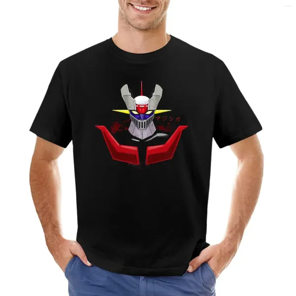 Erkek Tank Tops Mazinger Z T-Shirt Özel Tişörtler Kendi Kısa Kollu Özelleştirilmiş Pamuk Tasarlayın