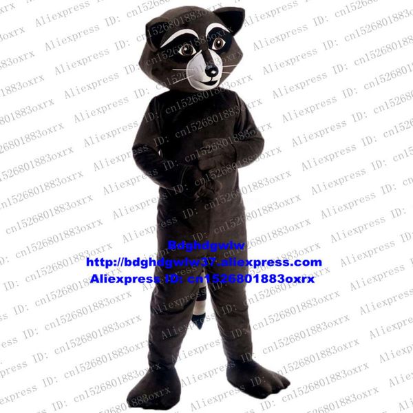 Maskottchen-Kostüme, dunkelbrauner Waschbär, Waschbär, Procyon, Lotor, Maskottchenkostüm für Erwachsene, Zeichentrickfigur, Outfit, Anzug, Danke, lebendig, hochwertig, Zx658