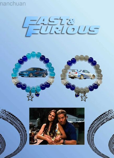 Bracciale fatto a mano Brian e Mia braccialetti coordinati fast and furious skyliner34 acura integraY2k Coppia Estetica Regalo unico per lei/H ldd240312