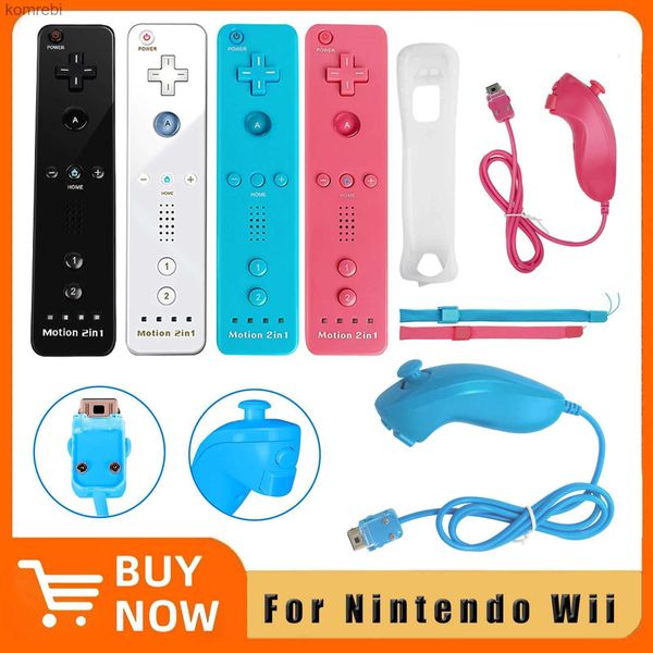 Gamecontroller Joysticks Integrierter Motion Plus Wireless Gamepad Controller für Nintendo Wii Spielesteuerung für Nintend Wii Fernbedienung Joystick Joypad L24312