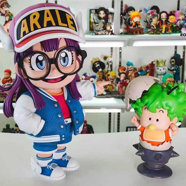 Cartoon-Figuren Damen-Trainingsanzüge ZOR Studio 1/2 Scale Arale GK Limited Edition handgefertigte Harzstatue Figur Modell 240311