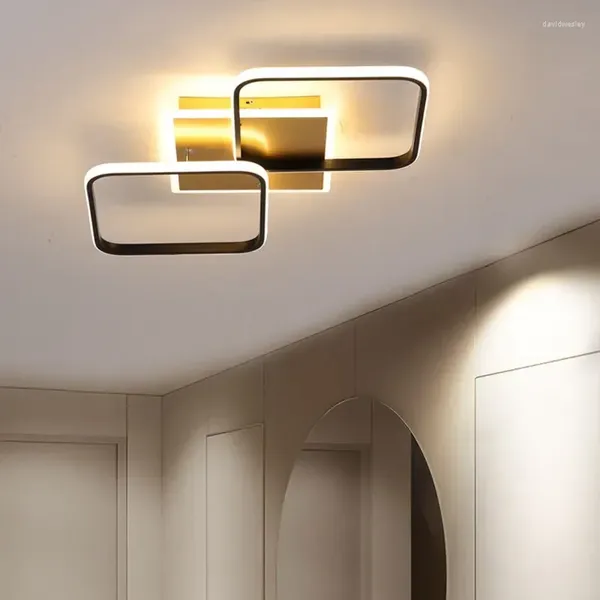 Lustres modernos led lâmpada do teto para sala de estar quarto jantar cozinha lustre iluminação corredor luz