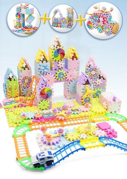 Blocco cubo magnetico 83 pezzi ElettricoVersatile Blocco elettrico Rotante Giocattolo per bambini Puzzle Potenza Puzzle di particelle di grandi dimensioni Giocattolo per ragazzo Regalo di Natale