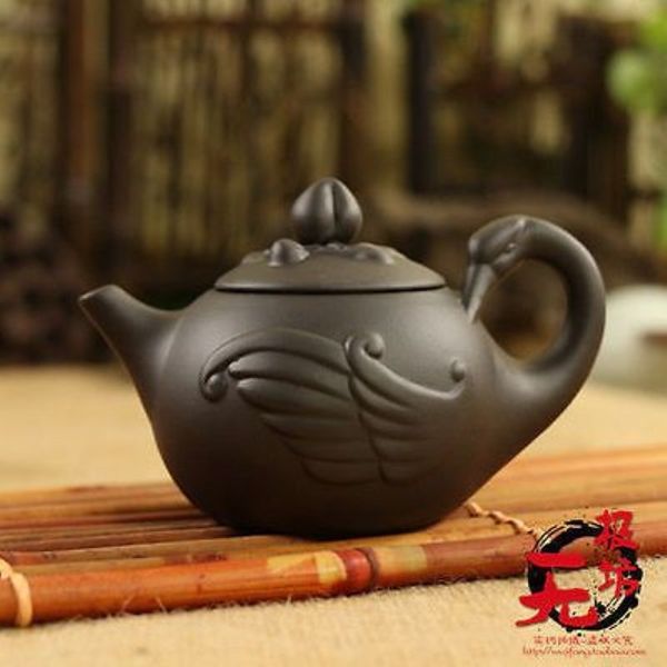 2020 Yeni Hinese Yixing Zisha Handwork Mor Kil Kuğu Çay Pot 170cc246a