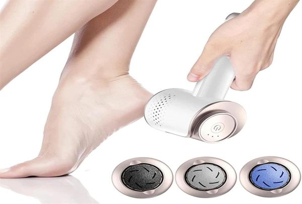 Ferramentas de pedicure a vácuo Arquivos de pés elétricos Removedor de calos de pele morta USB Máquina de absorção de moagem de pés portátil Ferramenta de cuidados com os pés 220307678040