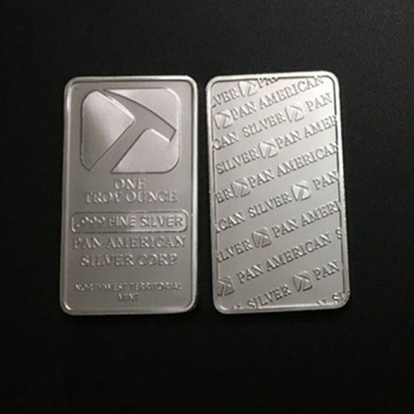 5 pezzi di moneta da bar souvenir placcata argento Pan American Northwest Pan Hammer 200x