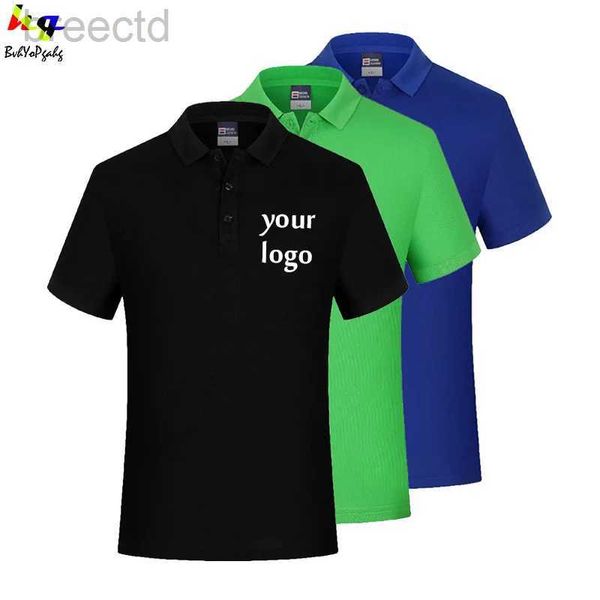 Polos masculinos personalizados/design camisas e camisas polo de manga curta impressão equipe de publicidade de trabalho ldd240312