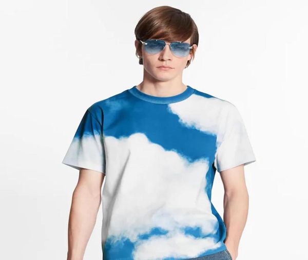 CLOUD PRINT T-Shirt Herren Designer T-Shirt Damen Paris Markenkleidung T-Shirt Himmel auf Erden Thema T-Shirt Hochwertige 100 Baumwolle 3253781