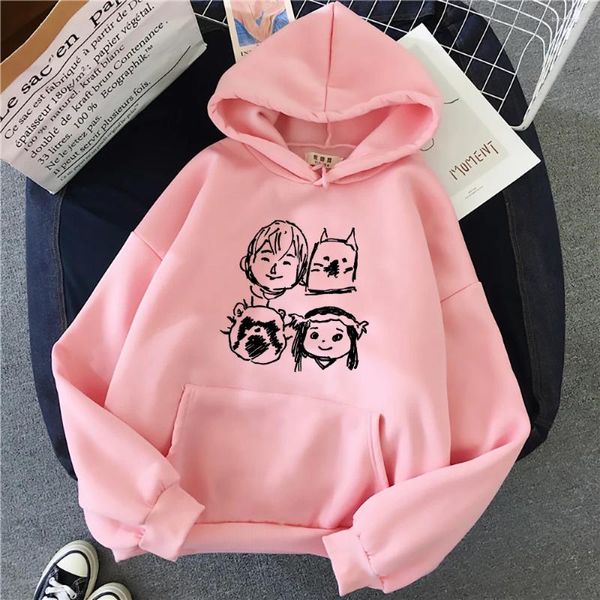 Hoodies masculinos 2024 om uw eternidade harajuku anime vrouwen moda desenhos animados fumetsu geen anata e fushi lange mouw casual mannen camisola t