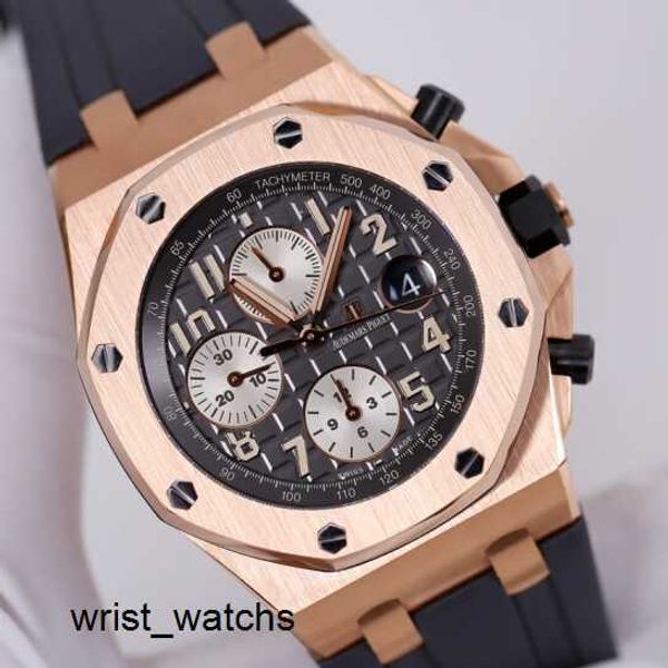 Elegante, exklusive AP-Uhr Epic Royal Oak Offshore Series 26470 Herrenuhr aus Roségold, automatische Maschinerie, berühmte Schweizer Uhr, Luxus-Sportuhr, Durchmesser 42 mm