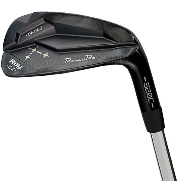 Homens forjou clubes de golfe Japão Romaro Ray CX Golf Irons 4-9 Prons P Irons Set R ou S Aço e eixo de grafite Frete grátis
