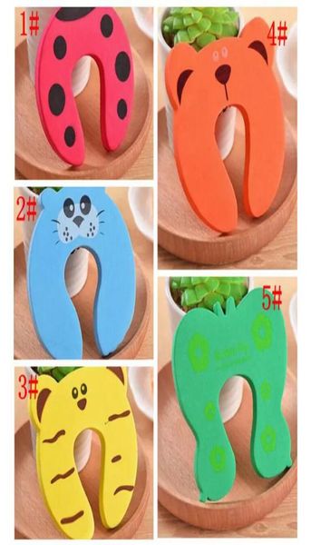 Cartoon Tiere Kind Finger Ecke Schutz Baby Schlösser Infant Sicherheit Schutz Tür Stopper Kinder Nette Tür Stops2144056