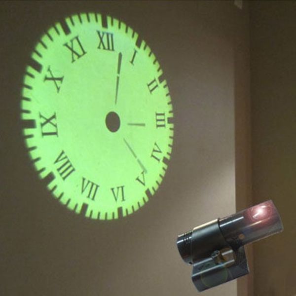 Creativo analogico LED luce digitale scrivania proiezione da parete Roma Arabia orologio telecomando orologio da parete a proiezione Home Decor US270c