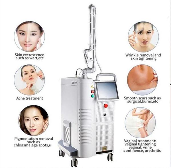 Neue Technologie Co2 Fractional Laser Skin Tighten Akne-Behandlung Hauterneuerung Narbenentfernung Vagina-Straffung Schönheitsmaschine zur Entfernung von Dehnungsstreifen und Falten