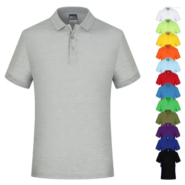 Herren-Polohemden, formelle Polo-T-Shirts, Kurzarm, Großhandel, lässige Kragenhemden, leeres Poloshirt, Sommerkleidung, Kaos Pour Hommes