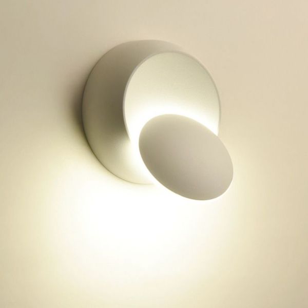 Lampada da comodino decorativa per camera da letto Loft Sconce Light regolabile a 360 ° girevole per interni domestici moderni 6W Wall LED Lights160l