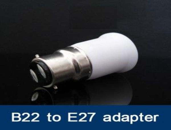 Adattatore Fedex da B22 a E27 da 100 pezzi Lampada alogena CFL a LED Adattatore da E27 a B22 Adattatore da BC a ES9318629