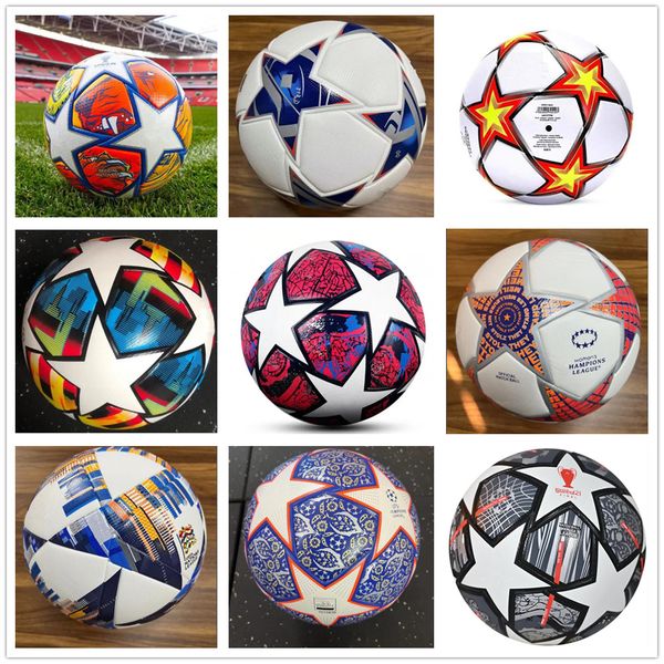 Новые 23 24 25 Чемпион Европы футбольный мяч размером 5 Финал Kyiv PU Balls Granules Устойчивые к скольжению футбол 2023 2024 2025 2708