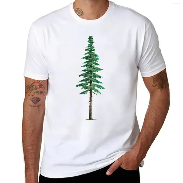 Polos masculinos Tree T-Shirt Plus Size Camisetas em branco para homens