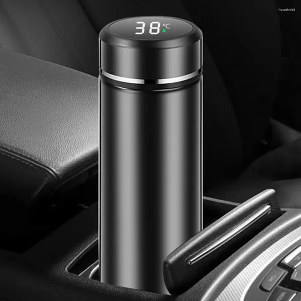 Wasserflaschen 500 ml LED-Thermosflasche mit Temperaturanzeige 304 Edelstahl Smart Touch Digital Mug Urlaubsgeschenke