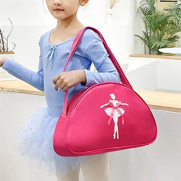 Сценическая одежда, сумки для балета и танцев, сумка, розовый милый рюкзак для девочек, детская посылка, сумка на одно плечо, водонепроницаемая принцесса