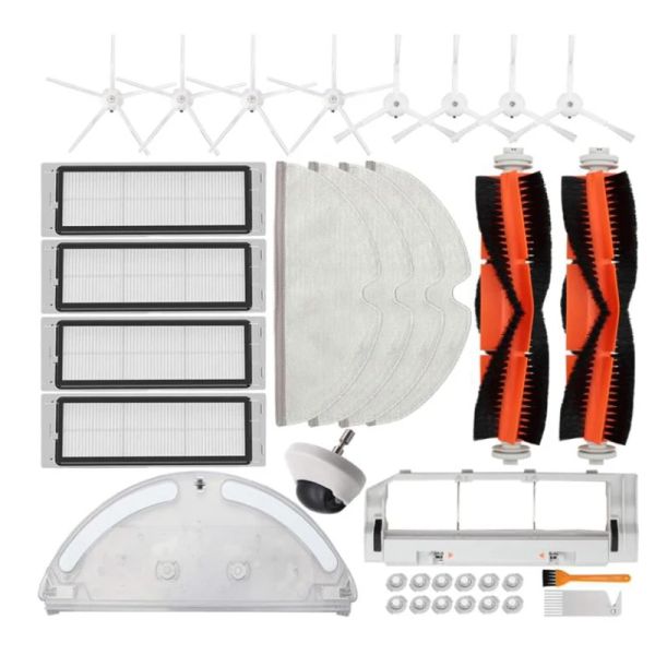 Espositore da 35 pezzi Kit di accessori per aspirapolvere per Xiaomi Roborock S5 S6 S50 S51 S55 S60 S61 S65 E20 E25 E35 Parti di robotica