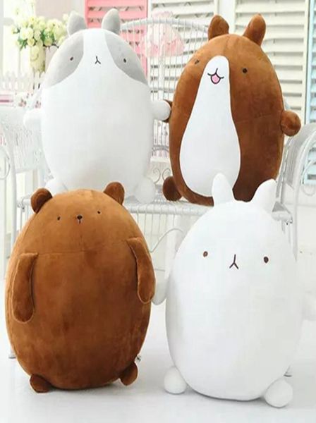 2555 cm Grande formato Carino Molang Coniglio patate orso Peluche Coniglio farcito Molang Teddy Bear Bambola Giocattolo per bambini Girl039s Natale G5345478